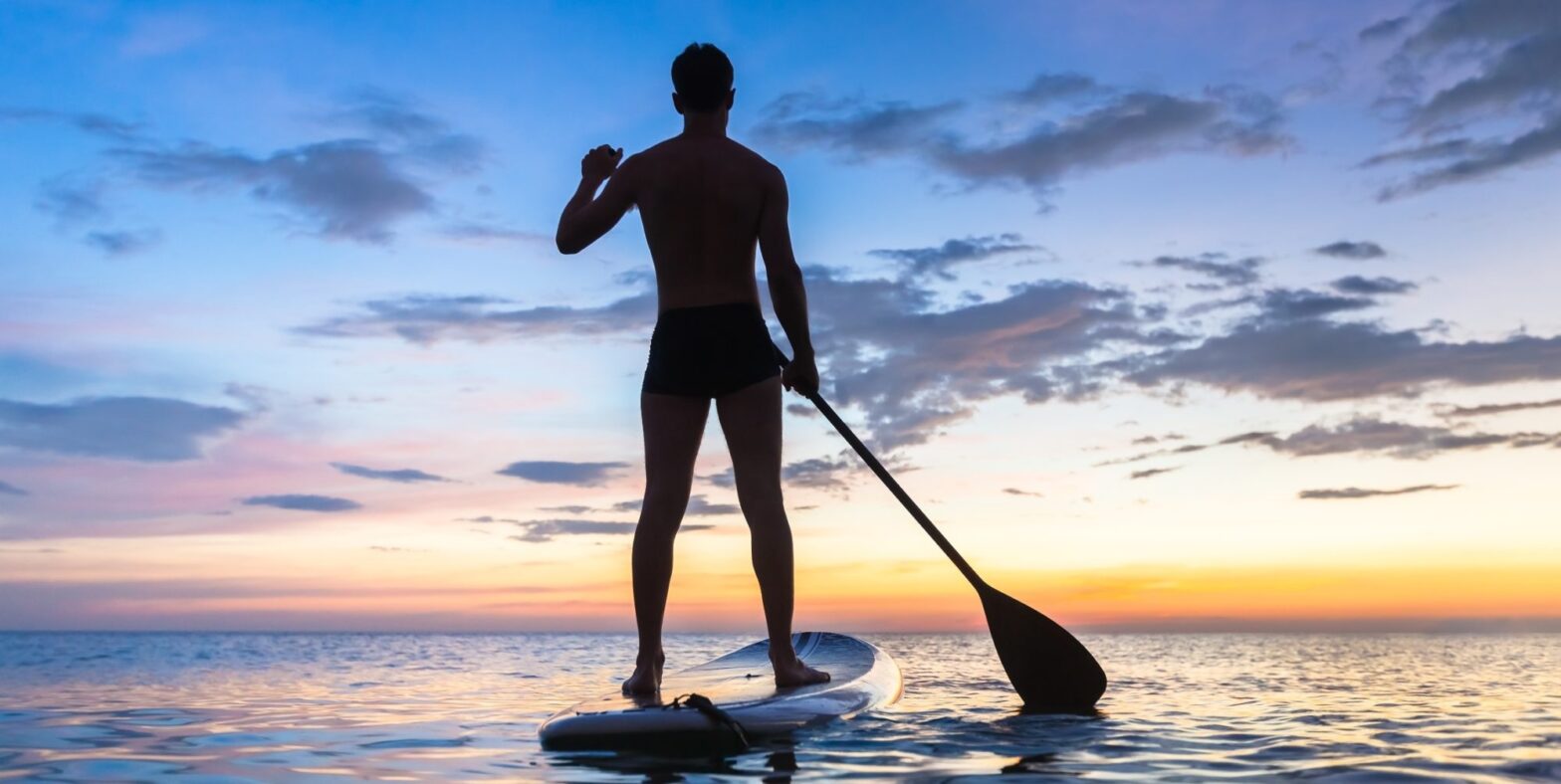 Stand Up Paddle in Cagliari auf Sardinien